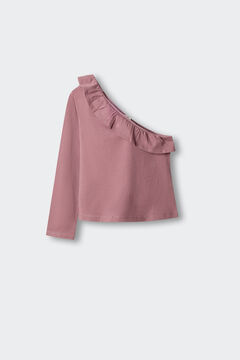 Springfield Kids Majica dugih rukava asimetričnog izreza Roze