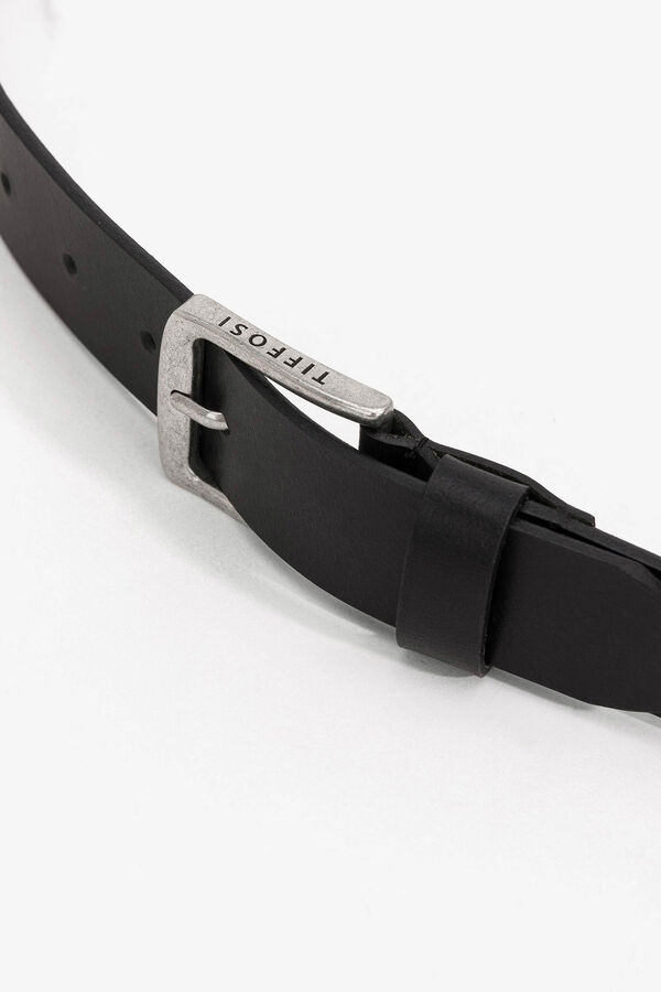 Tiffosi Cinturón Piel negro