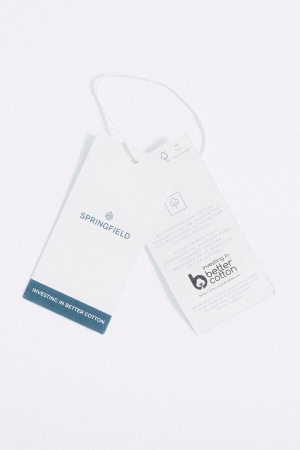 Springfield Surchemise en tencel surdimensionnée bleu