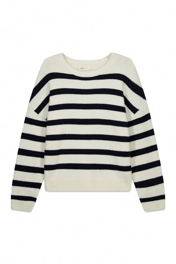 Springfield Džemper sa spu&scaron;tenim ramenima Bež