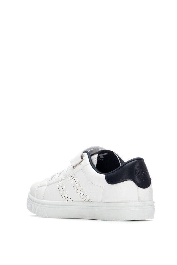 XTI Kids Velcro fastening trainers white