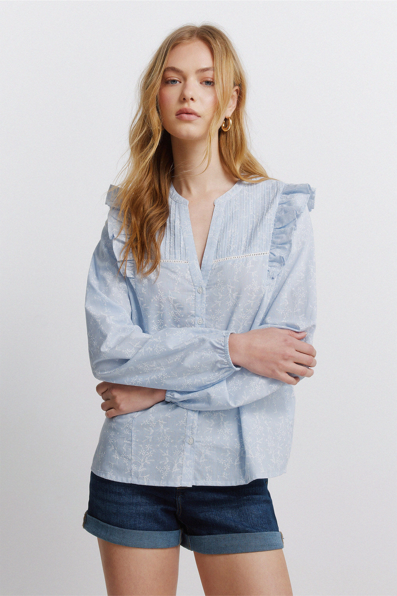 Springfield Chemise romantique &agrave; volants