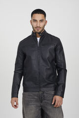 Brave Soul Biker jacket black