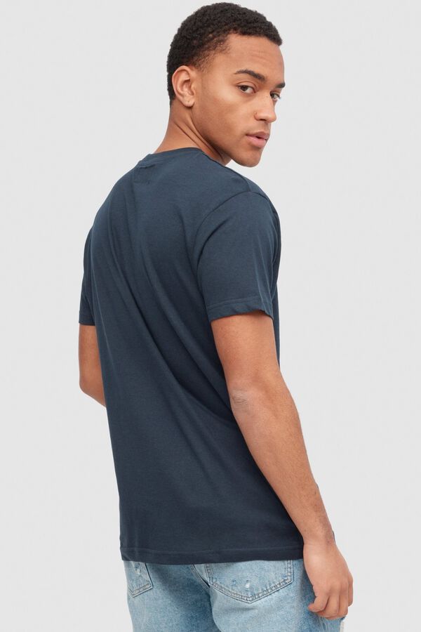 Inside Basic-T-Shirt Blau