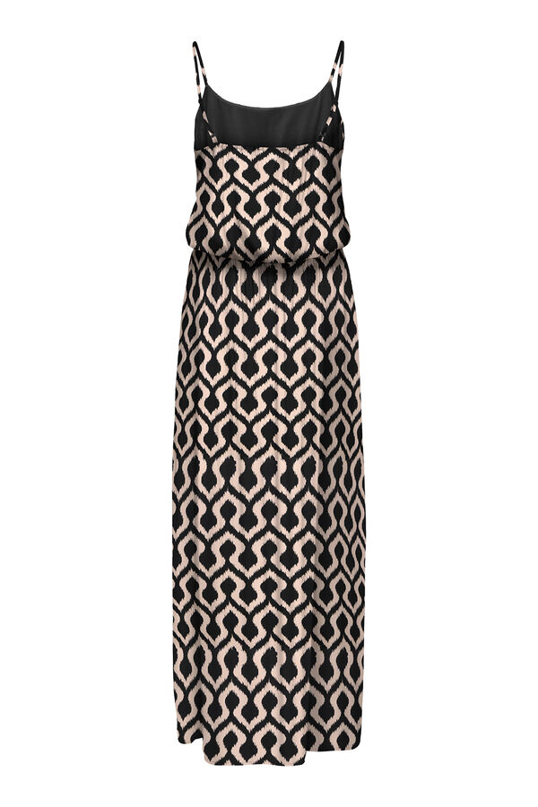 Only Langes einfarbiges Kleid Braun