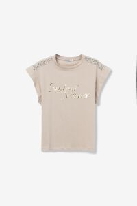 Tiffosi Camiseta com detalhes met&aacute;licos