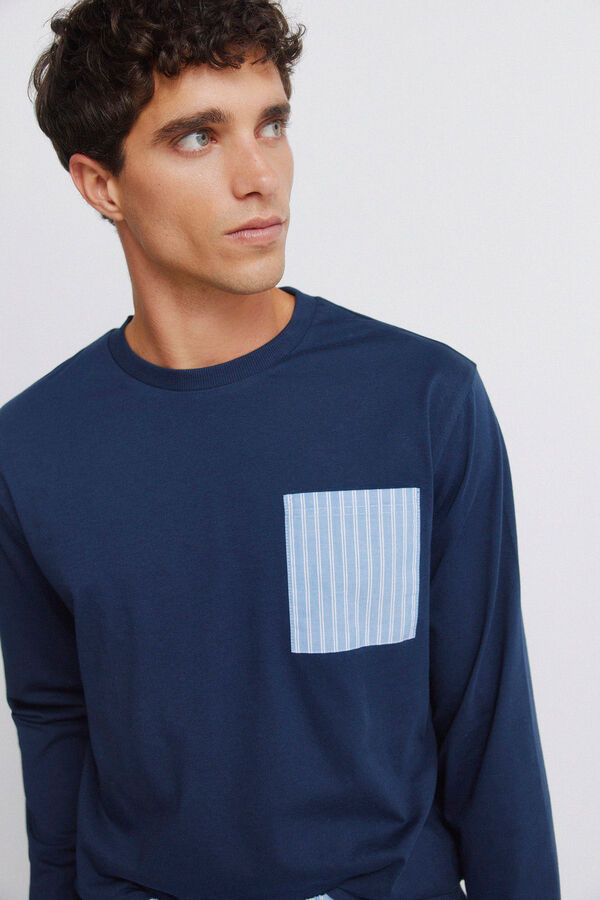 Springfield Striped long pyjamas blue