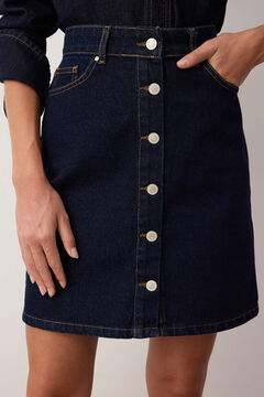 Trendyol Falda mini denim botones