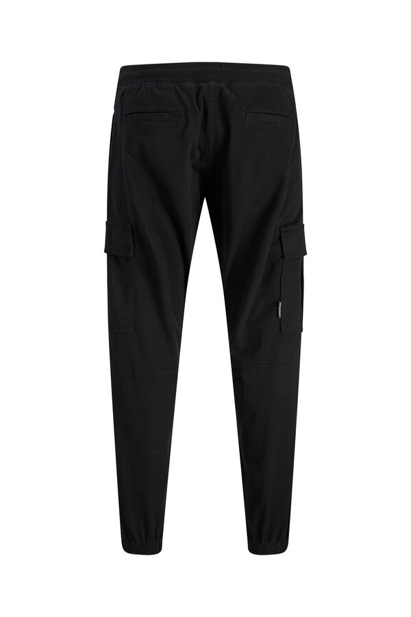 Jack & Jones PLUS Pantal&oacute;n cargo relaxed fit negro