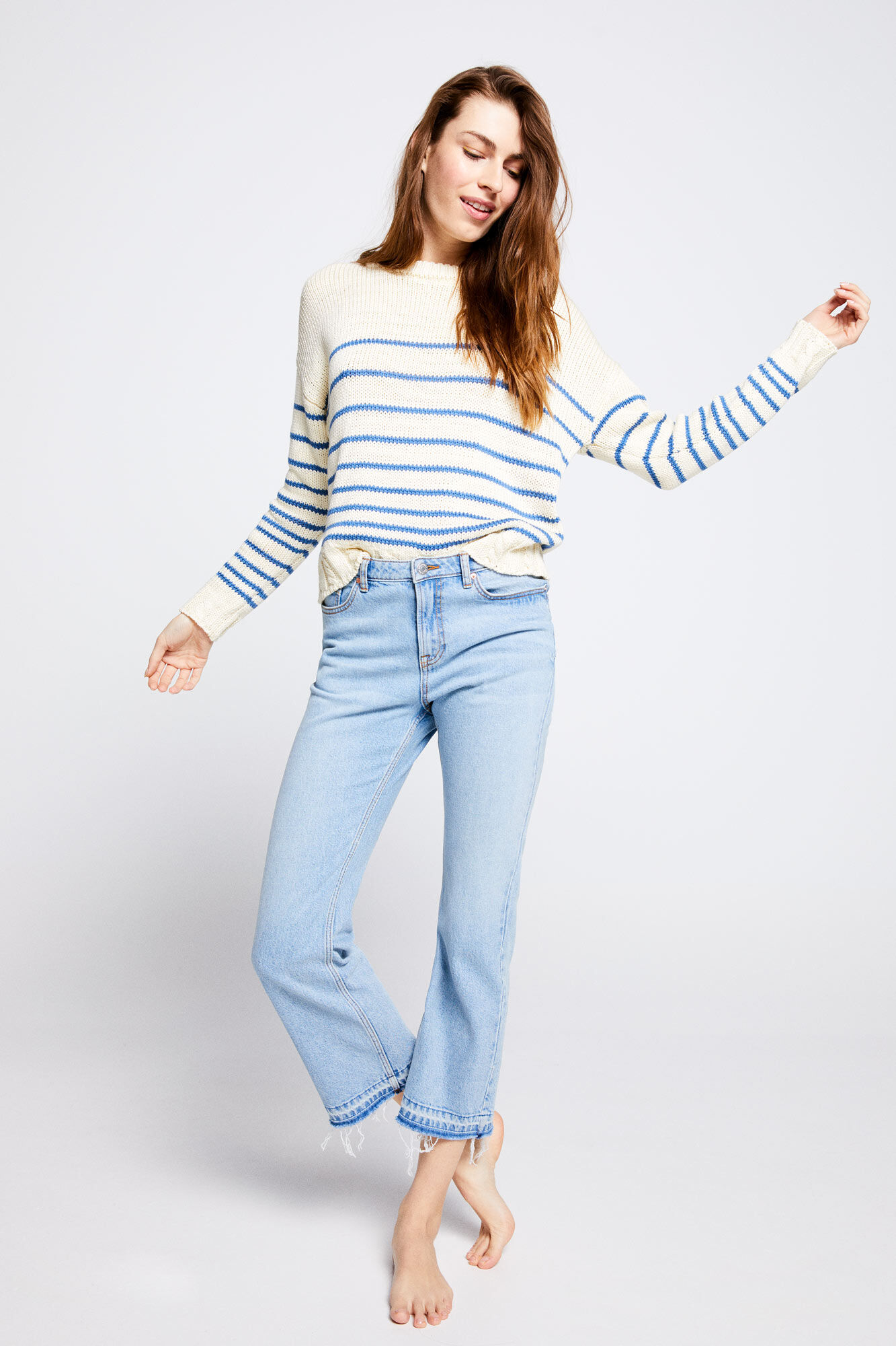 Vaqueros cintura alta de Springfield para mujer | FASHIOLA.es