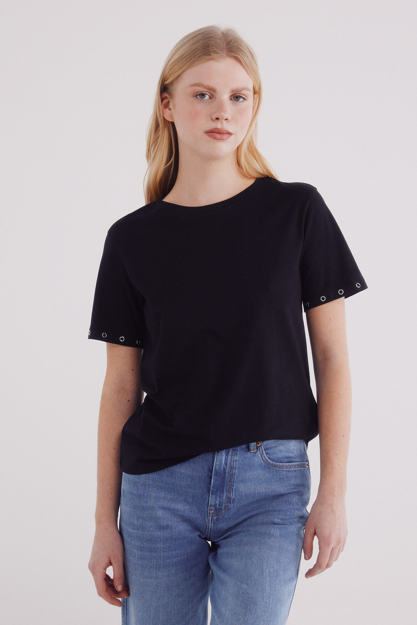 Springfield Majica sa metalnim ringlicama na rukavima