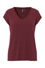 Pieces Cool V T-shirt red