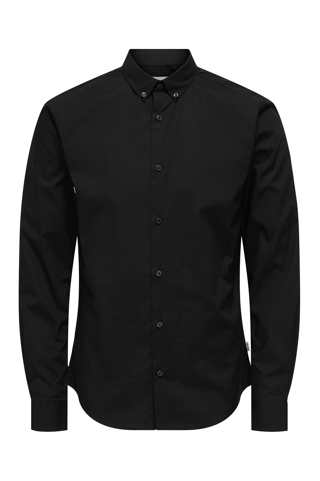 Only & Sons Camisa masculina slim fit confeccionada em 100% algod&atilde;o.