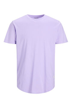 Springfield Einfarbiges Shirt Bio-Baumwolle lila