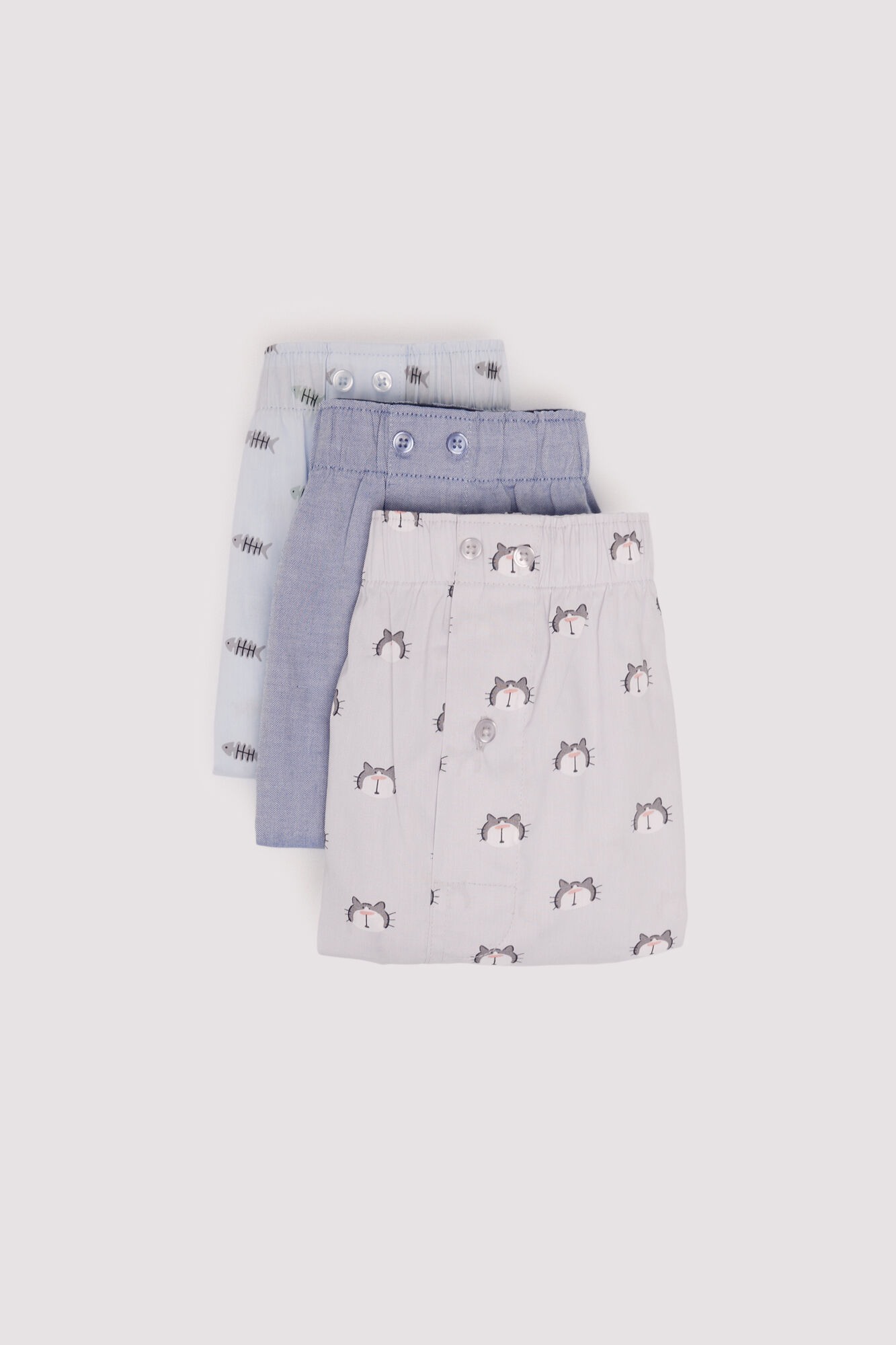 Springfield Pack of 3 printed poplin boxers