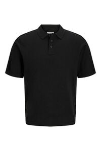 JJ REBEL Kurzarm-Strick-Poloshirt