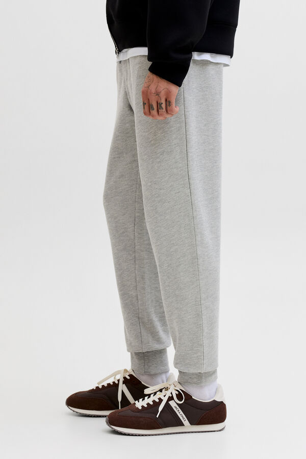Jack & Jones Pantal&oacute;n jogger con logo gris