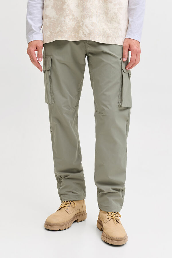 Jack & Jones Pantal&oacute;n cargo relaxed fit kaki
