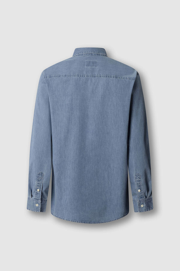 Pepe Jeans Classic fitted shirt blue