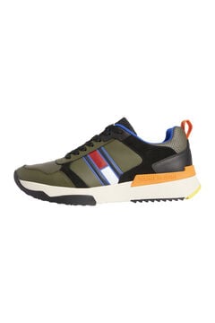 Springfield Green retro Tommy Jeans trainer huile