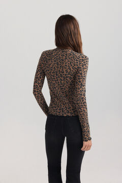 Springfield Animal print long sleeve T-shirt