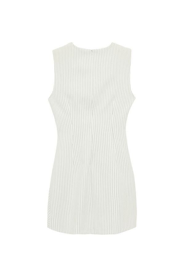 Koton Vestido mini sin mangas blanco