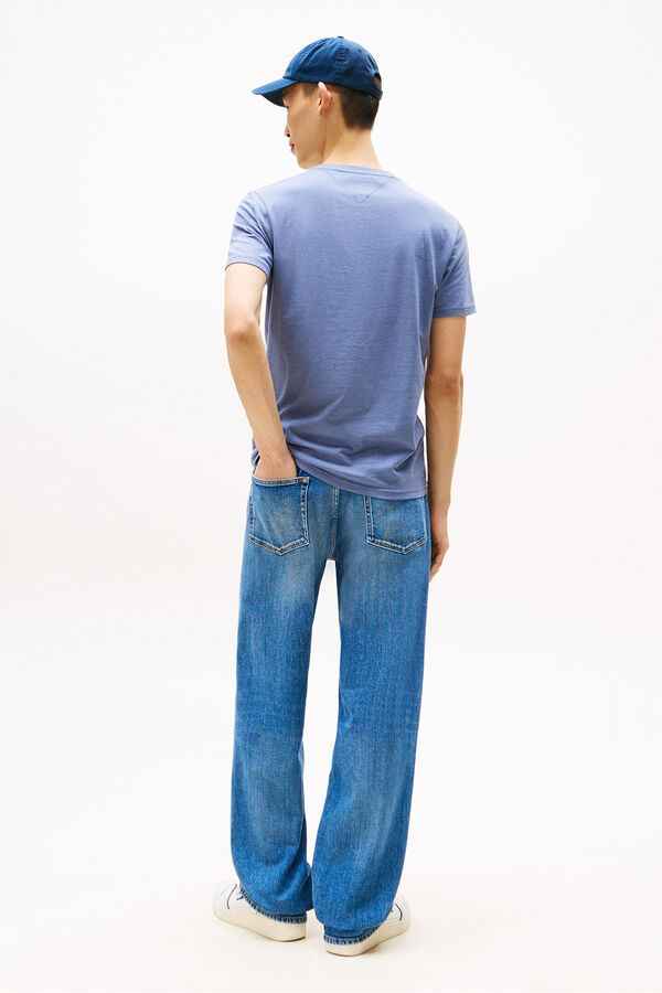 Tommy Jeans Men's short-sleeved T-shirt blue