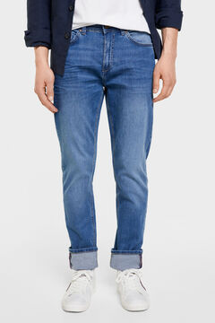 Springfield Jeans ultra-ligero slim lavado medio steel blue