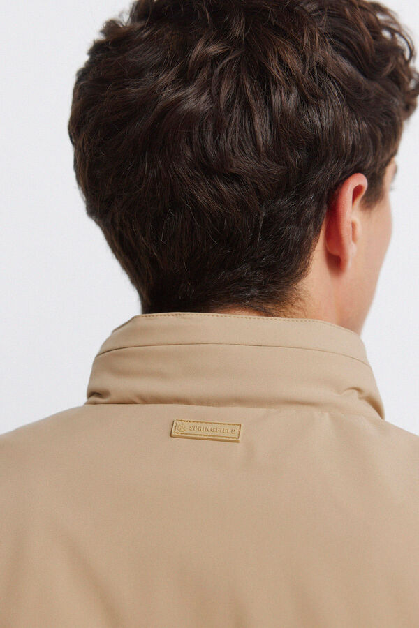 Springfield Casaco t&eacute;cnico castanho