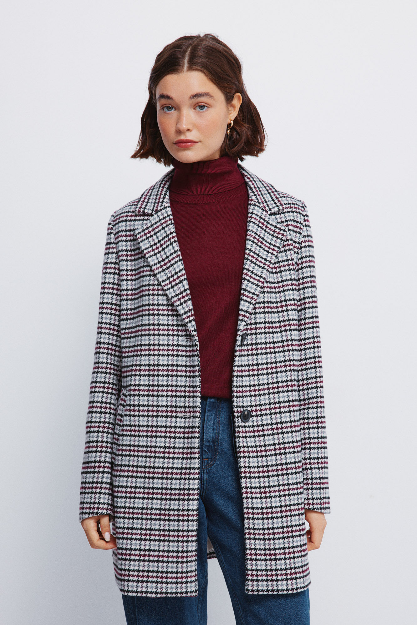 Springfield Coat coat with flap neck