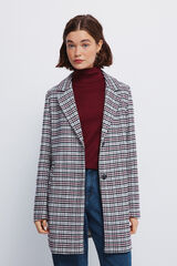 Springfield Coat coat with flap neck red