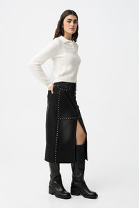 Tiffosi Falda midi vaquera