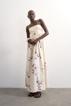 Topshop Vestido maxi estampado