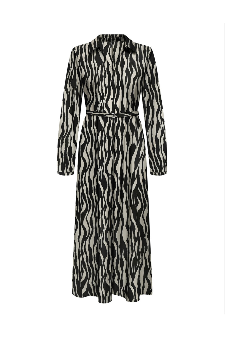 Vestido largo camisero