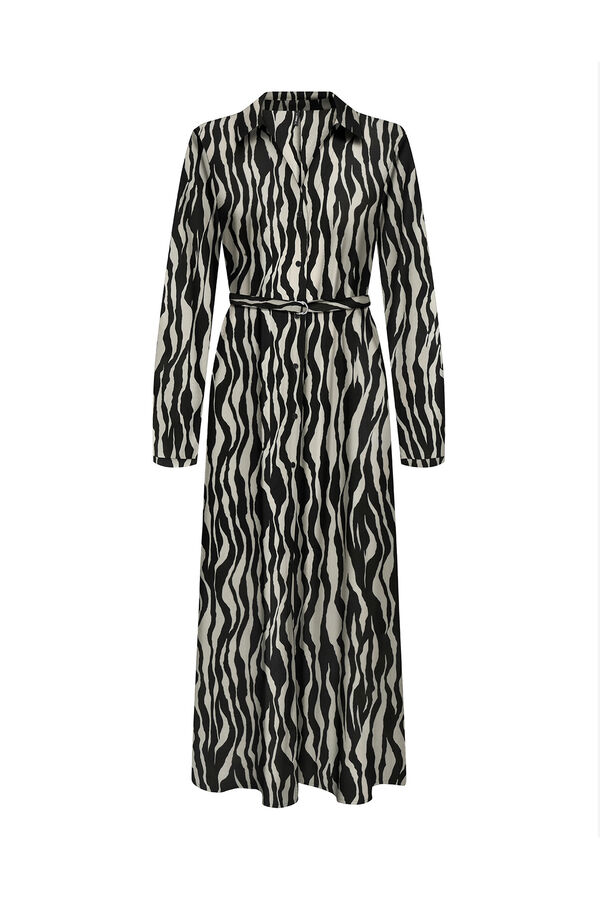 Only Long shirt dress beige