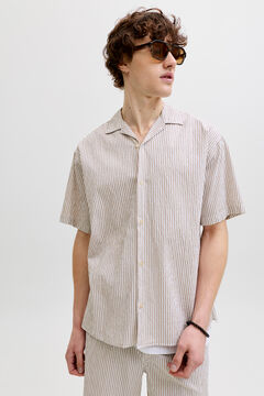 Jack & Jones Camisa resort seersucker