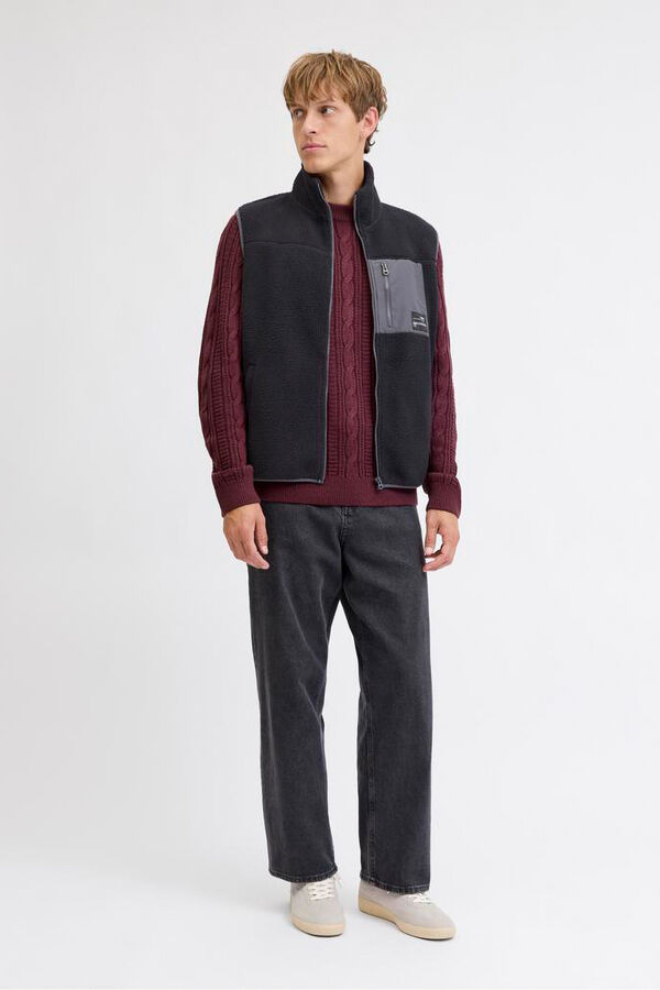 JJ REBEL Gilet vest black