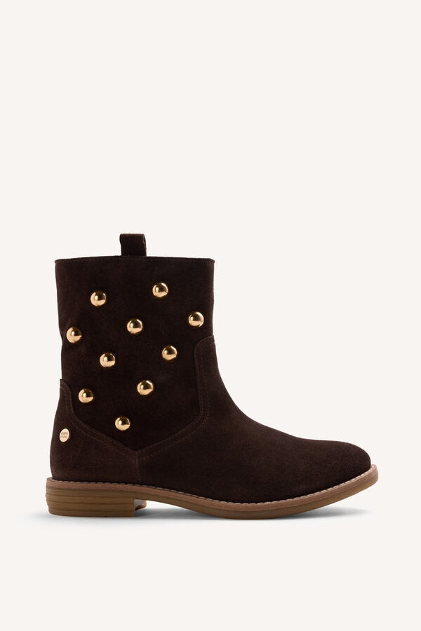 Gioseppo Leather ankle boots nude