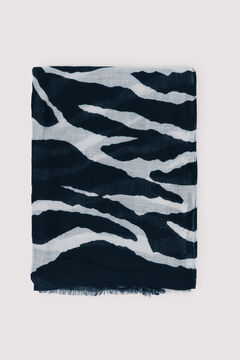 Springfield Zebra print scarf black