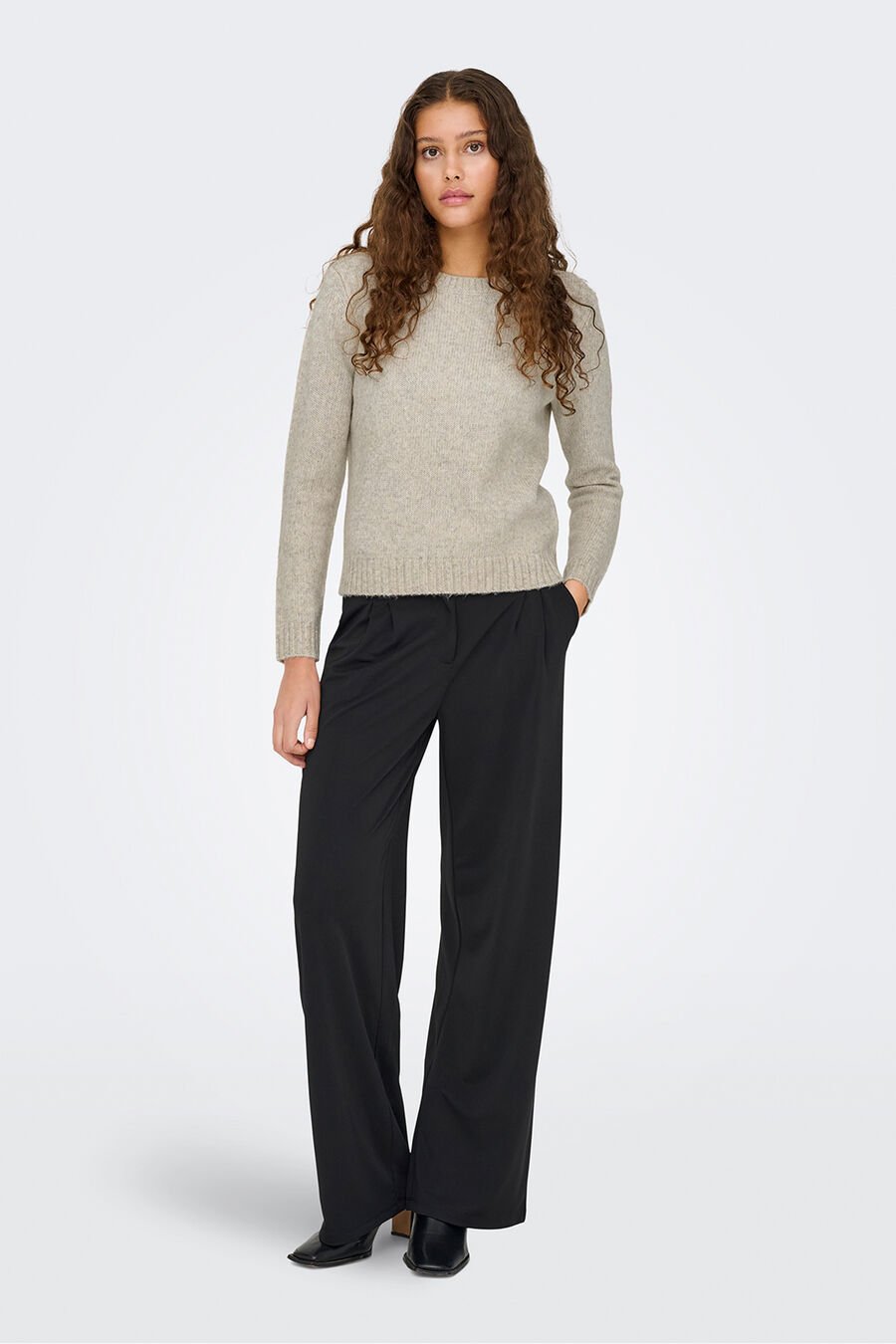 Jersey cuello redondo