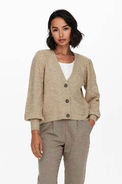 Springfield Jersey-knit cardigan with buttons gris