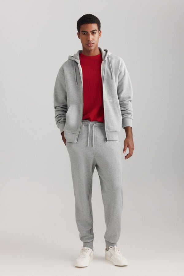 Springfield Basic jogger trousers grey