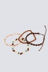 Springfield Lot 4 bracelets bleu