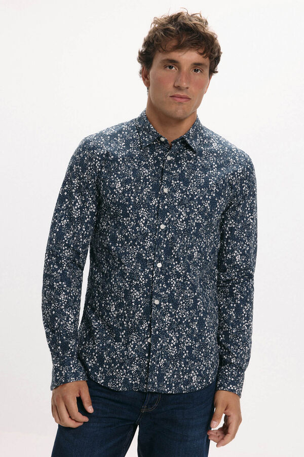 Only & Sons Camisa manga larga azul