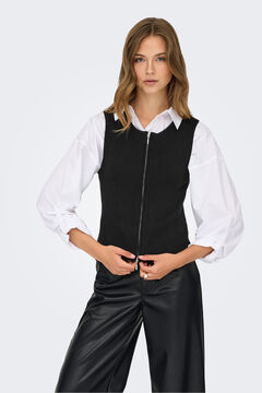 JDY Chaleco punto negro