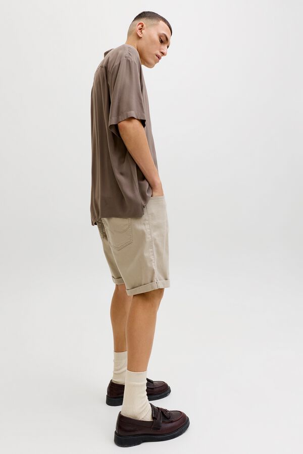 Jack & Jones Serge regular fit Bermuda shorts brown