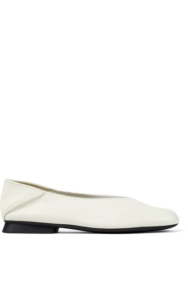 Camper Zapato Slip-On minimalista blanco
