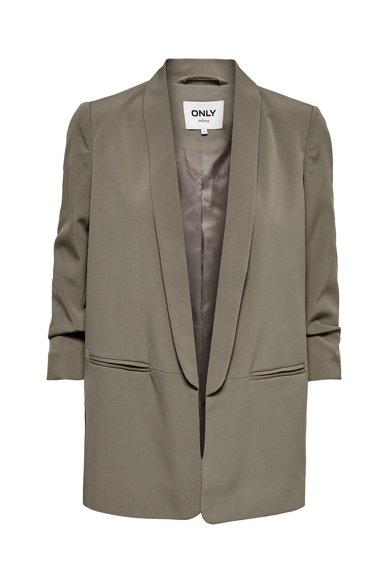 Only Blazer abierta manga remangada