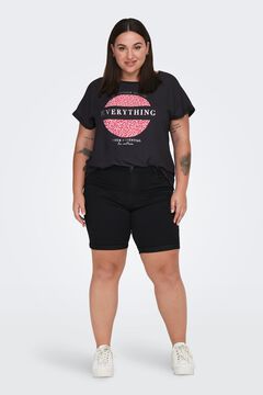 Only Carmakoma Shorts denim pitillo talla grande