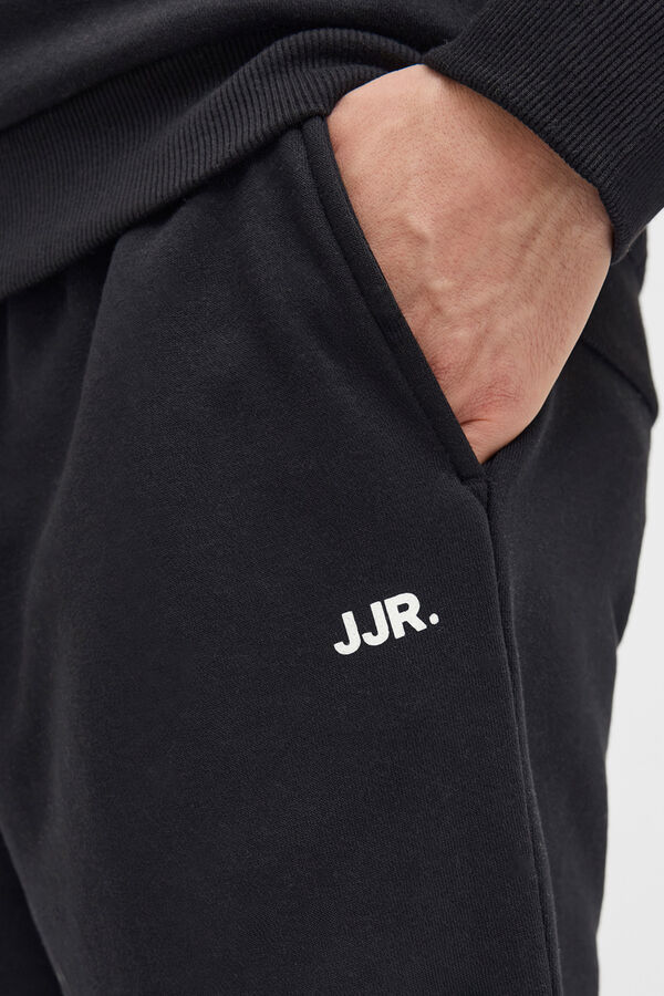 JJ REBEL Mid-rise jogger Bermuda shorts black